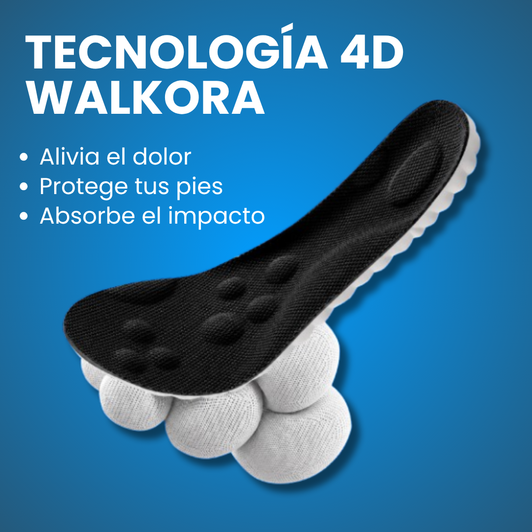 Plantillas 4D Walkora™ | Alivia fascitis y Arco plantar