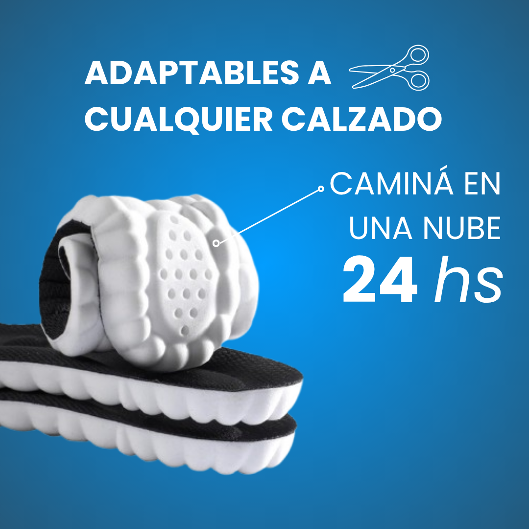 Walkora™ Plantillas 4D Ultra Confort