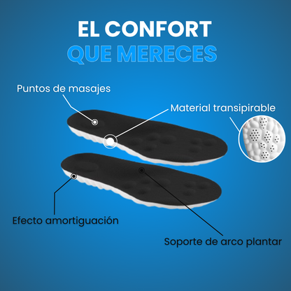 Walkora™ Plantillas 4D Ultra Confort