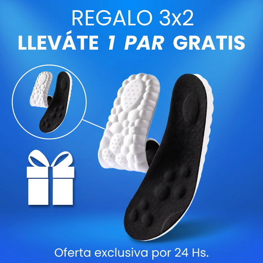 Plantillas 4D Walkora™ | Alivia fascitis y Arco plantar