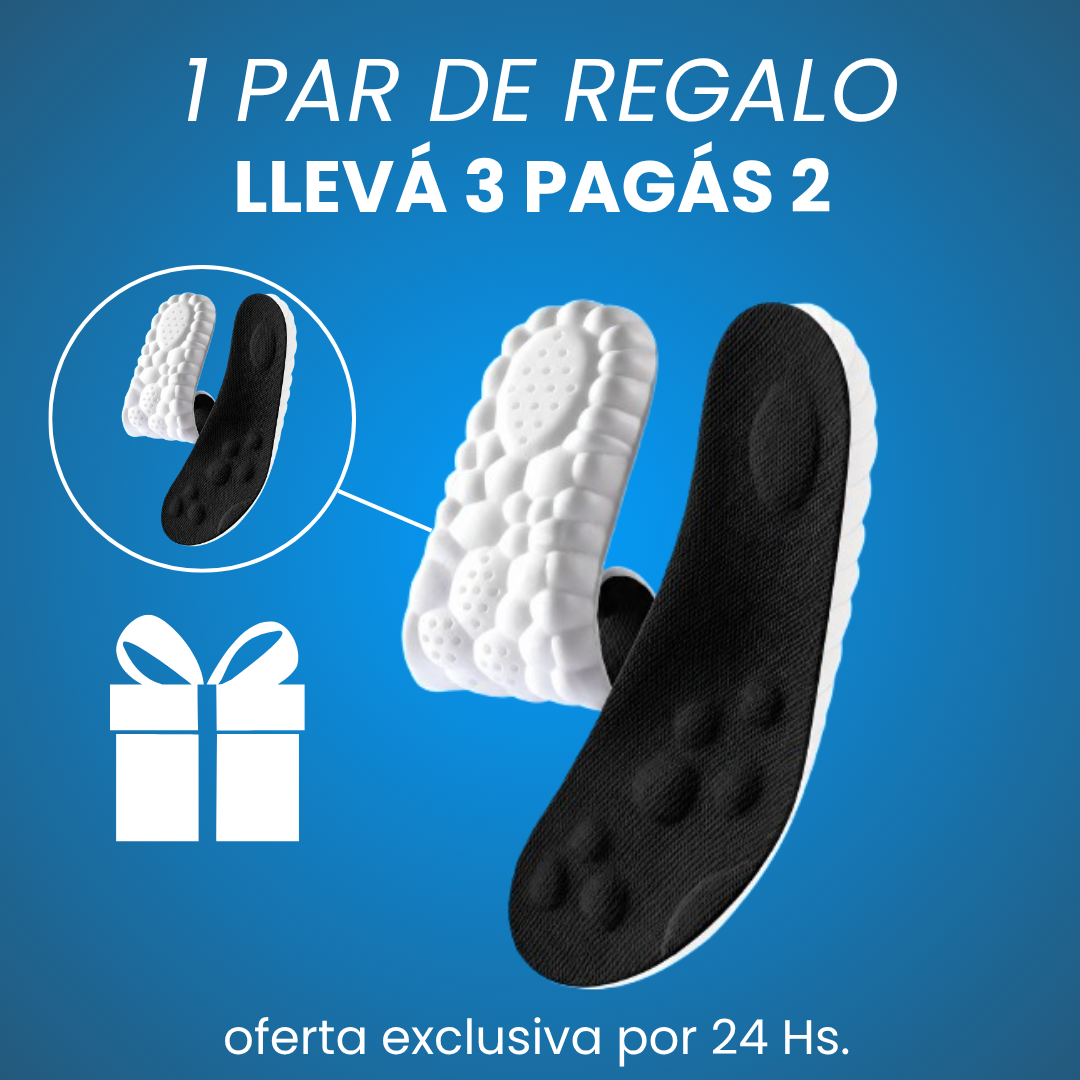 Walkora™ Plantillas 4D Ultra Confort